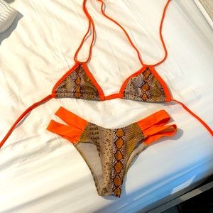 Montce animal print / snake skin bikini